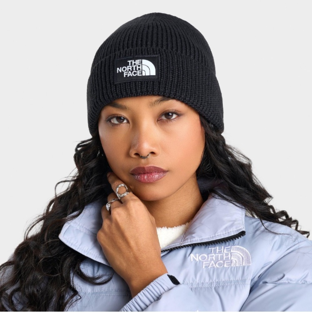 🆕 The North Face Black Beanie Hat NWT